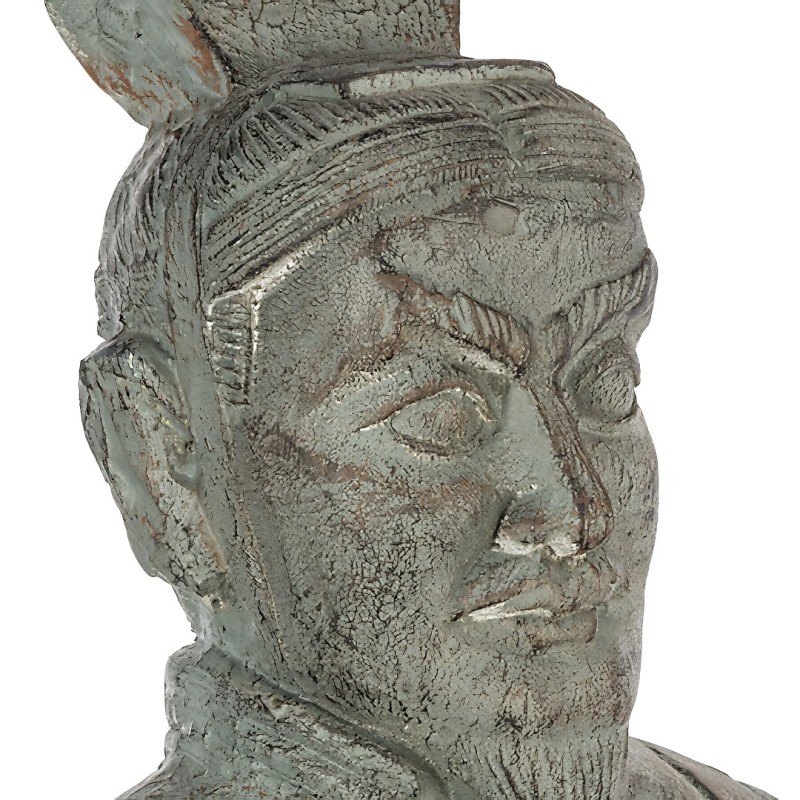 Statuie Războinicul Xian, magneziu, gri, H.120 cm, 125763