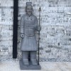 Statuie Războinicul Xian, magneziu, gri, H.120 cm, 125763