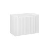 Dulap lavoar Nova White, MDF, PAL melaminat, alb, 2 usi, L.80 cm, NOVA WHITE 82-80-2D