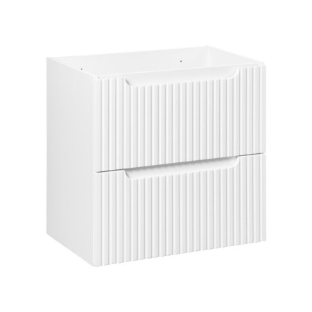 Dulap lavoar Nova White, MDF, PAL melaminat, alb, 2 sertare, L.60 cm, NOVA WHITE 82-60-2S
