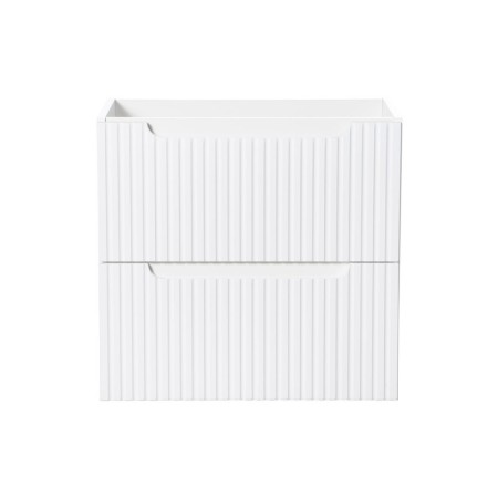 Dulap lavoar Nova White, MDF, PAL melaminat, alb, 2 sertare, L.60 cm, NOVA WHITE 82-60-2S