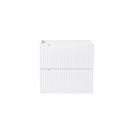 Dulap lavoar Nova White, MDF, PAL melaminat, alb, 2 sertare, L.60 cm, NOVA WHITE 82-60-2S