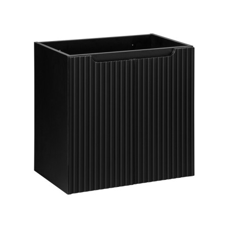 Dulap lavoar Nova Black, MDF, PAL melaminat, negru mat, 2 usi, L.60 cm, NOVA BLACK D2 82-60-2D