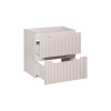 Dulap lavoar Nova Cashmere, MDF, PAL melaminat, cashmir mat, 2 usi, L.60 cm, NOVA CASHMERE 82-60-2S