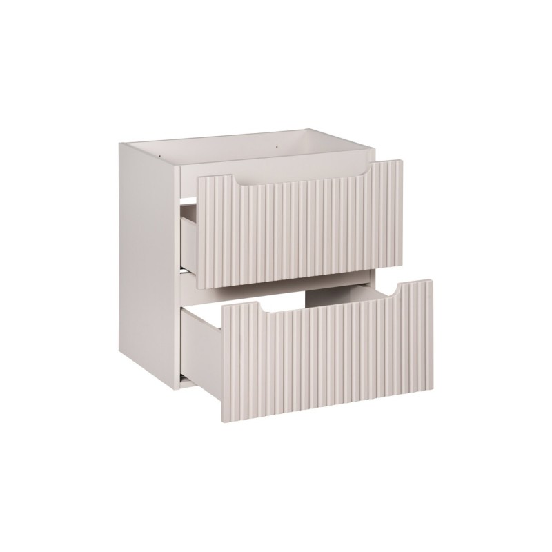 Dulap lavoar Nova Cashmere, MDF, PAL melaminat, cashmir mat, 2 usi, L.60 cm, NOVA CASHMERE 82-60-2S