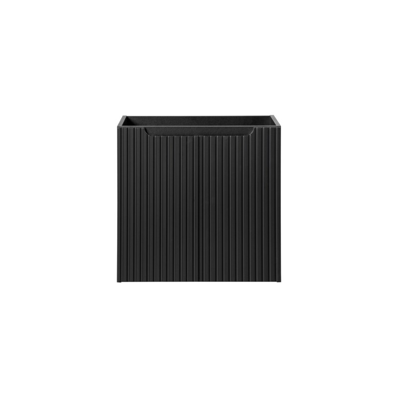 Dulap lavoar Nova Black, MDF, PAL melaminat, negru mat, 2 usi, L.60 cm, NOVA BLACK D2 82-60-2D
