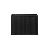 Dulap lavoar Nova Black, MDF, PAL melaminat, negru mat, 2 usi, L.80 cm, NOVA BLACK D2 82-80-2D