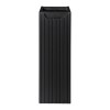 Dulap lateral Nova Black, MDF, PAL melaminat, negru mat, 1 usa, H.57 cm, NOVA BLACK D2 81-20-1D(W81-01D)