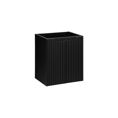 Dulap lavoar Nova Black, MDF, PAL melaminat, negru mat, 2 usi, L.50 cm, NOVA BLACK D2 82-50-2D
