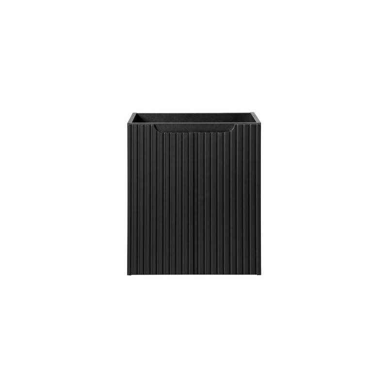 Dulap lavoar Nova Black, MDF, PAL melaminat, negru mat, 2 usi, L.50 cm, NOVA BLACK D2 82-50-2D