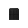 Dulap lavoar Nova Black, MDF, PAL melaminat, negru mat, 2 sertare, L.50 cm, NOVA BLACK D2 82-50-2S