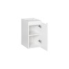 Dulap lateral Nova White, MDF, PAL melaminat, alb, 1 usa, H.57 cm, NOVA WHITE 81-30-1D