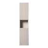Dulap inalt Nova Cashmere, MDF, PAL melaminat, cashmir mat, 2 usi, H.140 cm, NOVA CASHMERE 80-03-2D