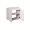Dulap lavoar Nova Cashmere, MDF, PAL melaminat, cashmir mat, 2 usi, L.60 cm, NOVA CASHMERE 82-60-2D