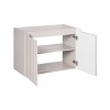 Dulap lavoar Nova Cashmere, MDF, PAL melaminat, cashmir mat, 2 usi, L.80 cm, NOVA CASHMERE 82-80-2D