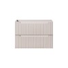 Dulap lavoar Nova Cashmere, MDF, PAL melaminat, cashmir mat, 2 sertare, L.80 cm, NOVA CASHMERE 82-80-2S