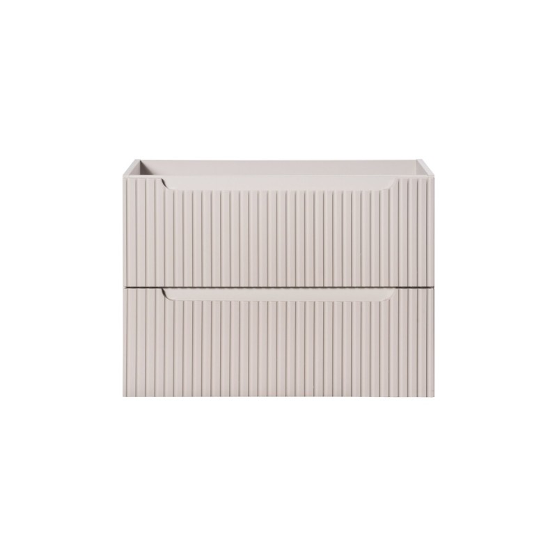 Dulap lavoar Nova Cashmere, MDF, PAL melaminat, cashmir mat, 2 sertare, L.80 cm, NOVA CASHMERE 82-80-2S