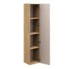 Dulap inalt Ocean Beige, MDF, PAL melaminat, stejar/bej, 1 usa, H.170 cm, OCEAN BEIGE 80-01-1D
