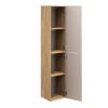 Dulap inalt Ocean Beige, MDF, PAL melaminat, stejar/bej, 2 usi, H.170 cm, OCEAN BEIGE 80-02-2D