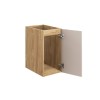Dulap lateral Ocean Beige, MDF, PAL melaminat, stejar/bej, 1 usa, L.30 cm, OCEAN BEIGE 81-30-1D