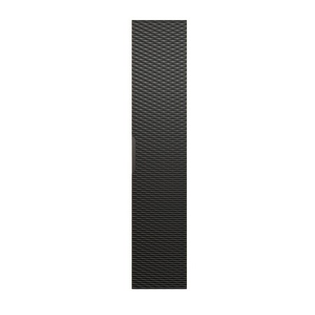 Dulap inalt Ocean Black, MDF, PAL melaminat, negru mat/stejar uleiat, 1 usa, H.170 cm, OCEAN BLACK 80-01-1D