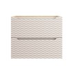 Dulap lavoar Ocean Beige, MDF, PAL melaminat, stejar/bej, 2 sertare, L.70 cm, OCEAN BEIGE 82-70-2S