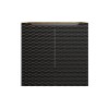 Dulap lavoar Ocean Black, MDF, PAL melaminat, negru mat/stejar uleiat, 2 usi, L.60 cm, OCEAN BLACK 82-60-2D