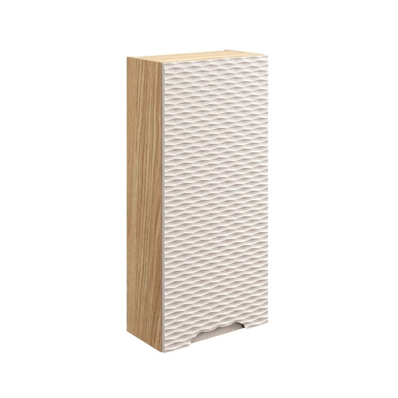 Dulap suspendat Ocean Beige, MDF, PAL melaminat, stejar/bej, 1 usa, L.35 cm, OCEAN BEIGE 83-35-1D