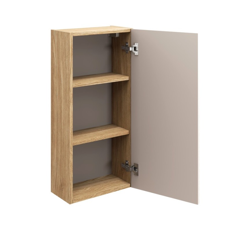Dulap suspendat Ocean Beige, MDF, PAL melaminat, stejar/bej, 1 usa, L.35 cm, OCEAN BEIGE 83-35-1D