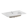 Lavoar GO80, ceramica, alb lucios, L.80 cm, GO 80/DP-8095