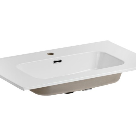 Lavoar GO80, ceramica, alb lucios, L.80 cm, GO 80/DP-8095