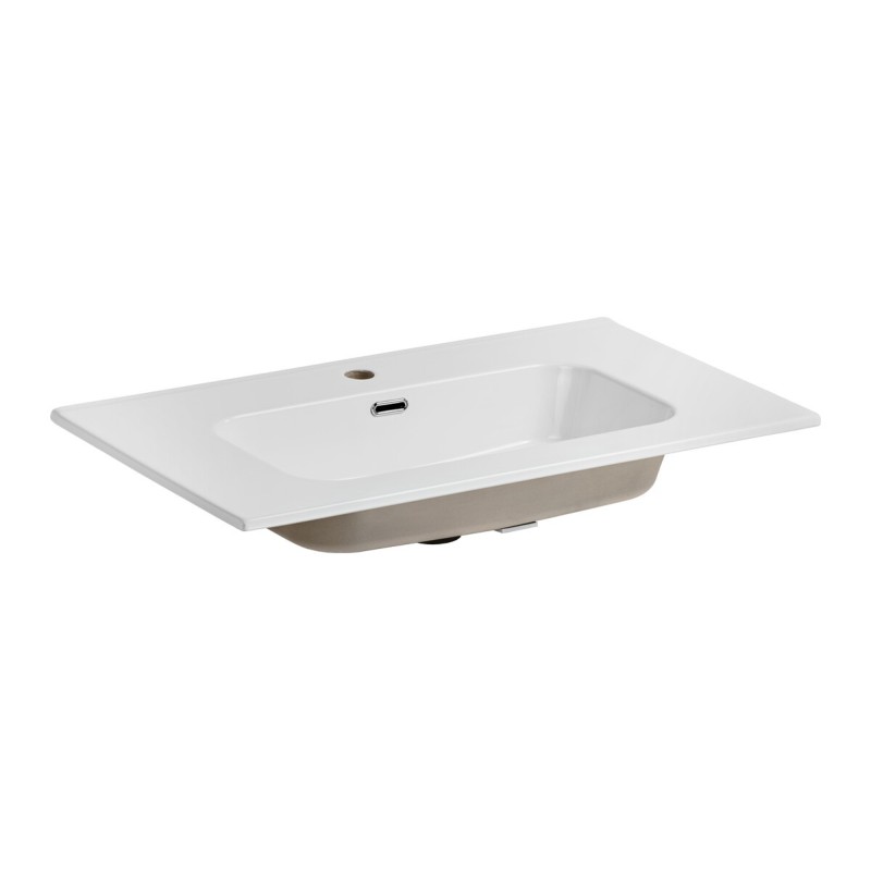 Lavoar GO80, ceramica, alb lucios, L.80 cm, GO 80/DP-8095