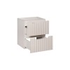 Dulap lavoar Nova Cashmere, MDF, PAL melaminat, cashmir mat, 2 sertare, L.50 cm, NOVA CASHMERE 82-50-2S
