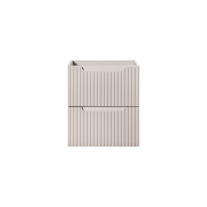 Dulap lavoar Nova Cashmere, MDF, PAL melaminat, cashmir mat, 2 sertare, L.50 cm, NOVA CASHMERE 82-50-2S