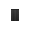 Dulap lavoar cu cos de rufe Nova Black, MDF, PAL melaminat, negru mat, L.40 cm, NOVA BLACK 81-40-1DK