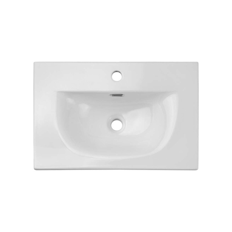 Lavoar Sky, ceramica, alb lucios, L.60 cm, SKY 3 60CM DP ( E-8099-3-60 )