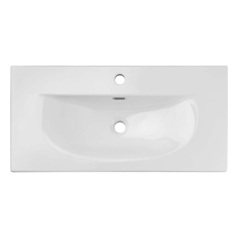 Lavoar Sky, ceramica, alb lucios, L.80 cm, SKY 3 80CM DP ( E-8099-3-80 )