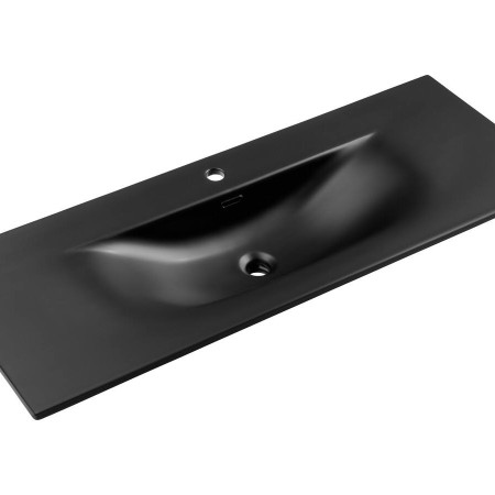 Lavoar cu o singura cuva Sky, ceramica, negru mat, L.120 cm, SKY 1 BLACK MATT 120 DP ( E-8099-120 )