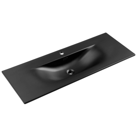 Lavoar cu o singura cuva Sky, ceramica, negru mat, L.120 cm, SKY 1 BLACK MATT 120 DP ( E-8099-120 )