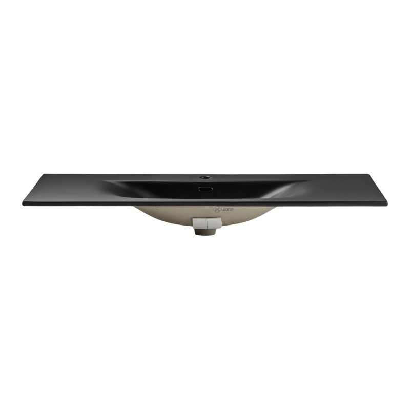 Lavoar cu o singura cuva Sky, ceramica, negru mat, L.120 cm, SKY 1 BLACK MATT 120 DP ( E-8099-120 )