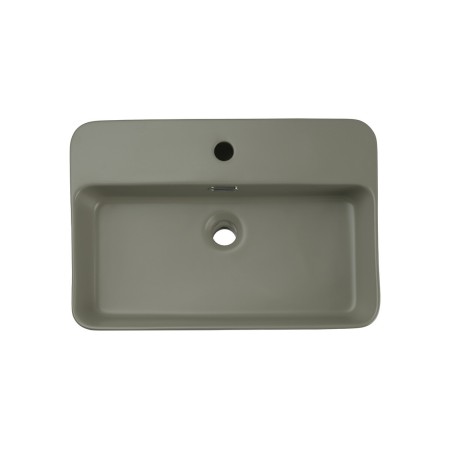 Lavoar Trust, ceramica, verde mat, L.55 cm, TRUST 2 OLIVER GREEN ( E-6282 )