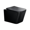 Vas de toaleta Wall Hung, ceramica, negru mat, H.36 cm, WALL HUNG TOILET BLACK ( E-1060A )