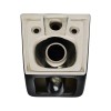 Vas de toaleta Wall Hung, ceramica, negru mat, H.36 cm, WALL HUNG TOILET BLACK ( E-1060A )