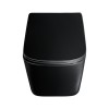 Vas de toaleta Wall Hung, ceramica, negru mat, H.36 cm, WALL HUNG TOILET BLACK ( E-1060A )