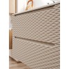 Dulap lavoar Ocean Beige, MDF, PAL melaminat, stejar/bej, 2 sertare, L.60 cm, OCEAN BEIGE 82-60-2S
