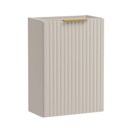Dulap sub lavoar suspendat Comad Adel, MDF, PAL melaminat, cashmere mat, H.57 cm, 82-40-1D