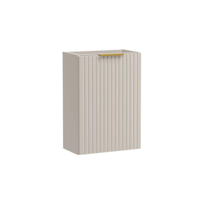 Dulap sub lavoar suspendat Comad Adel, MDF, PAL melaminat, cashmere mat, H.57 cm, 82-40-1D