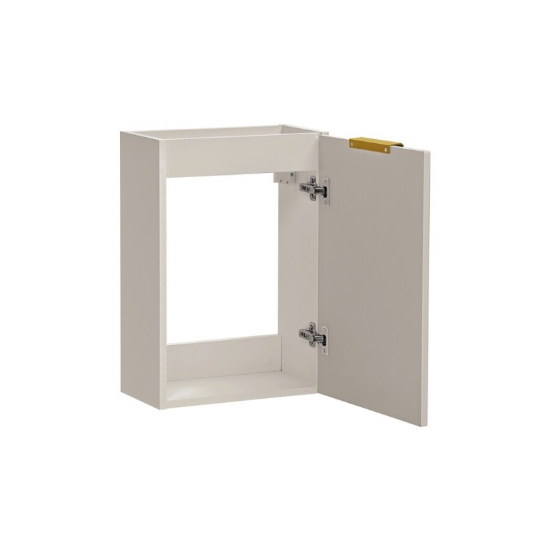 Dulap sub lavoar suspendat Comad Adel, MDF, PAL melaminat, cashmere mat, H.57 cm, 82-40-1D