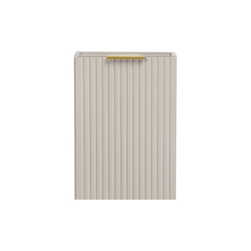 Dulap sub lavoar suspendat Comad Adel, MDF, PAL melaminat, cashmere mat, H.57 cm, 82-40-1D