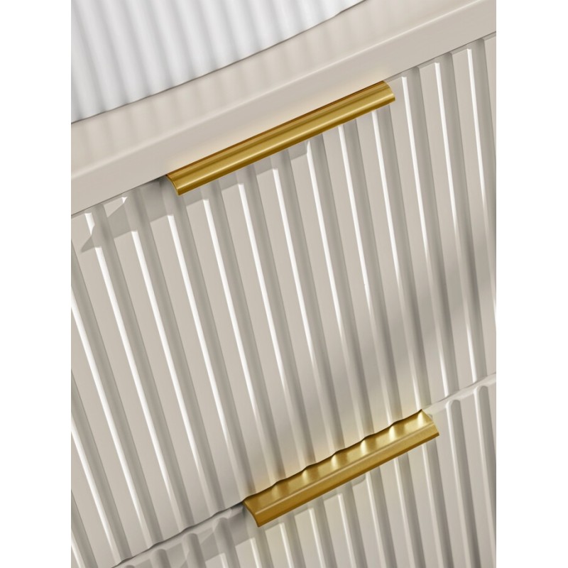 Dulap sub lavoar suspendat Comad Adel, MDF, PAL melaminat, cashmere mat, 2 sertare, L.80 cm, 82-80-2S
